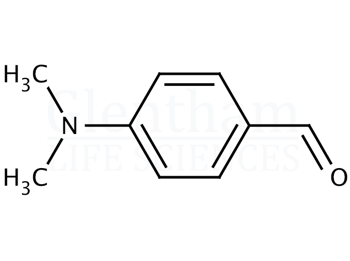 Structure for 4-(Dimethylamino)benzaldehyde, 98%