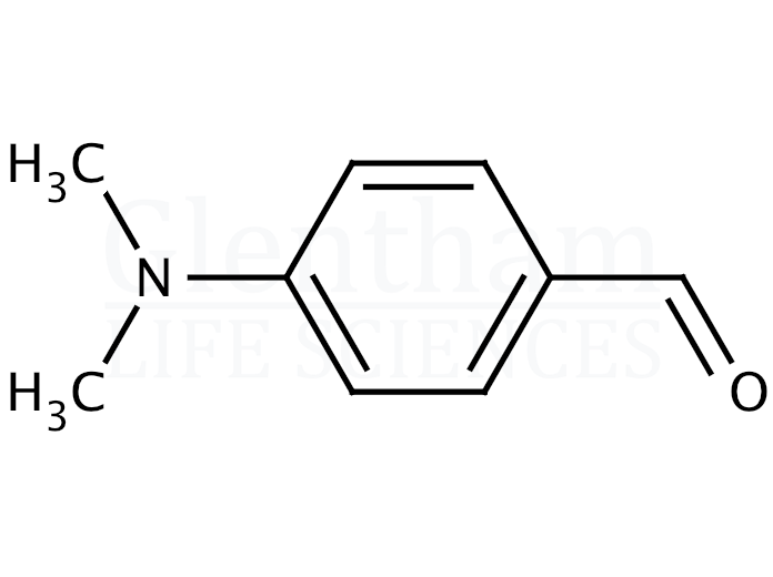 4-(Dimethylamino)benzaldehyde Structure