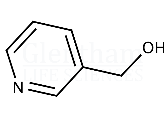 Structure for  Pyridine-3-methanol (3-Pyridylcarbinol)  (100-55-0)