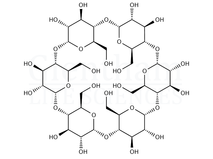 alpha-Cyclodextrin, Ph. Eur. grade Structure