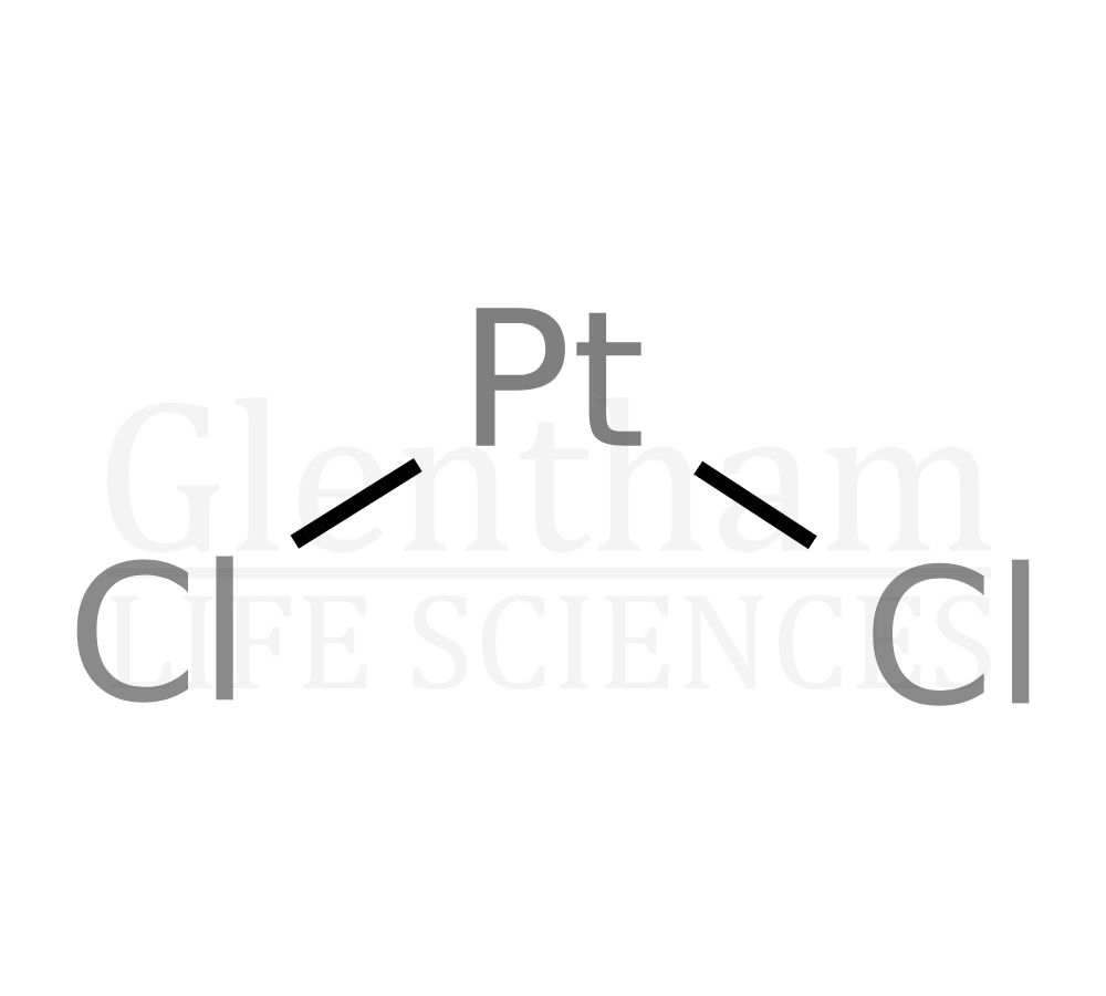Strcuture for Platinum(II) chloride, 99.9%