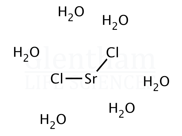Structure for Strontium chloride hexahydrate, 99%, ACS grade