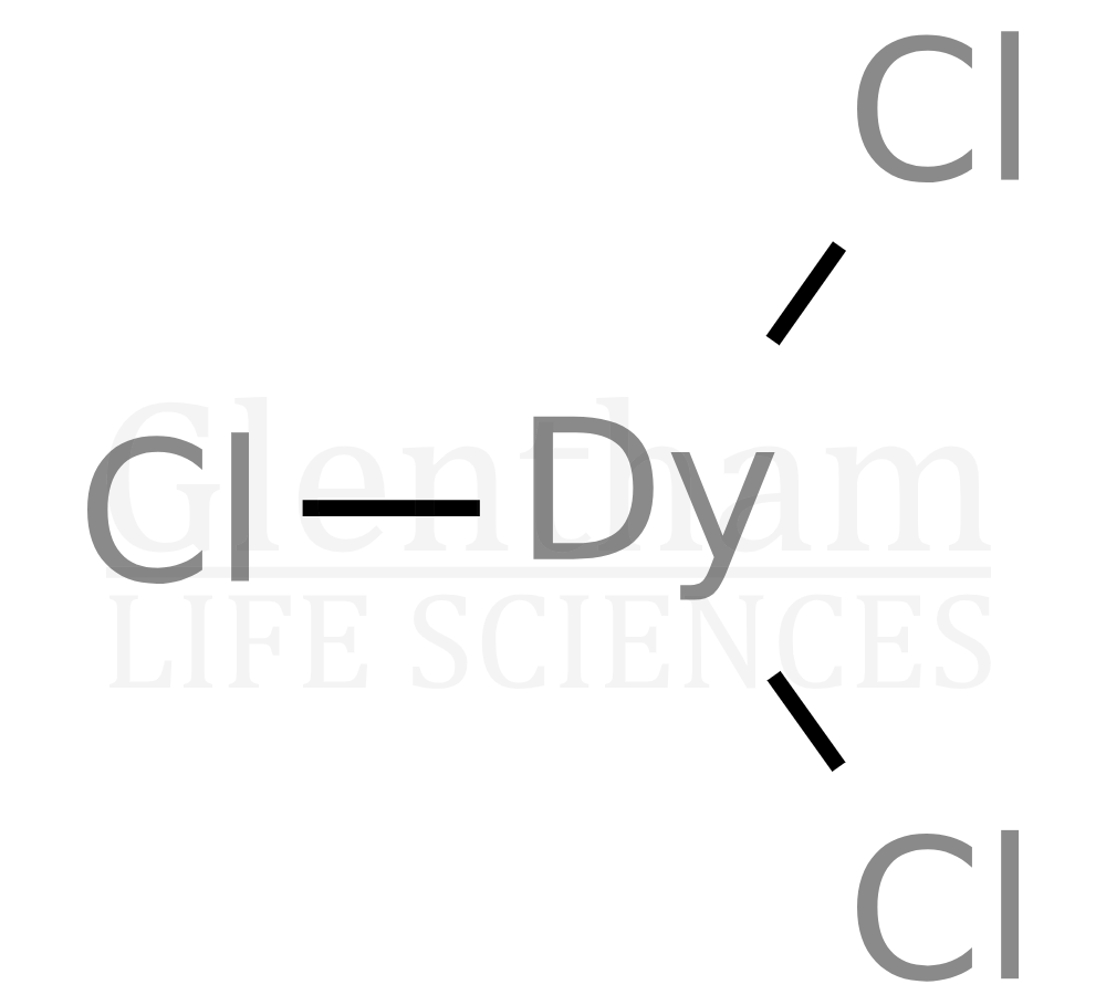 Dysprosium chloride, anhydrous, 99.9% Structure