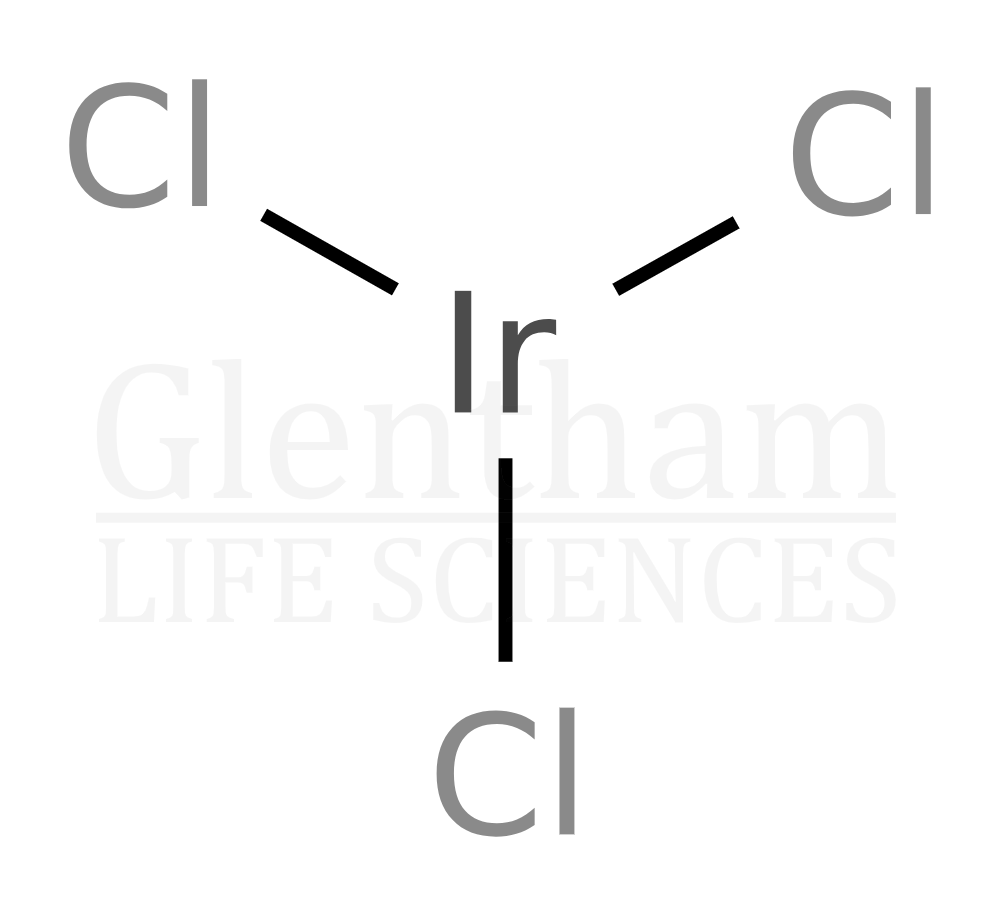 Strcuture for Iridium(III) chloride, insoluble