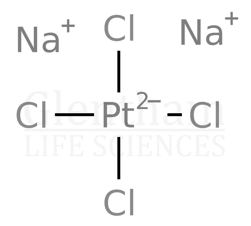 Structure for Sodium tetrachloroplatinate(II)