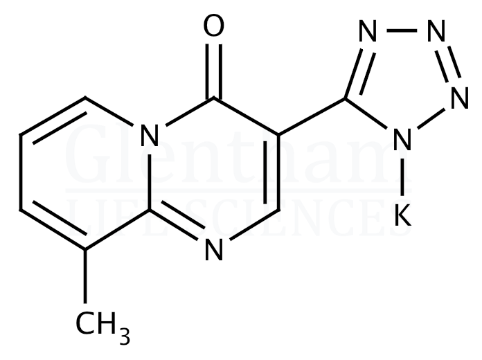 Structure for  Pemirolast potassium  (100299-08-9)