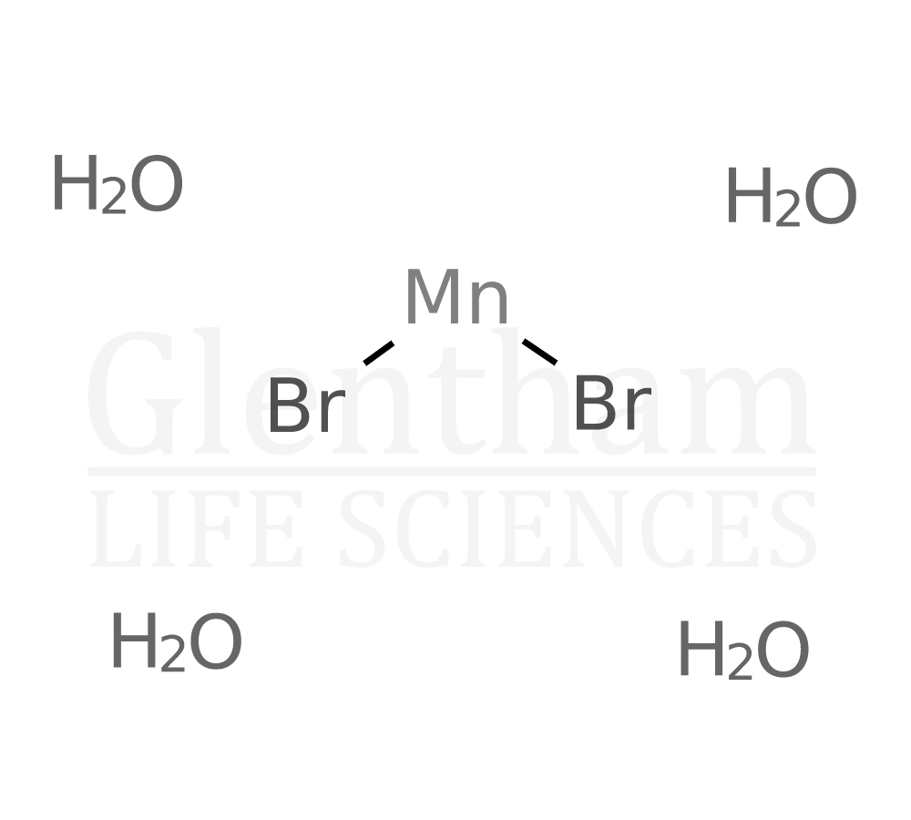 Manganese(II) bromide, tetrahydrate, 98% Structure