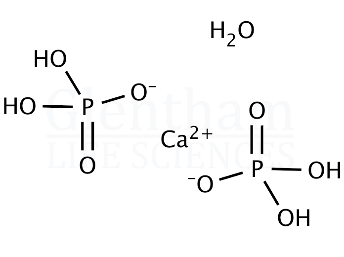 Calcium phosphate monobasic monohydrate Structure