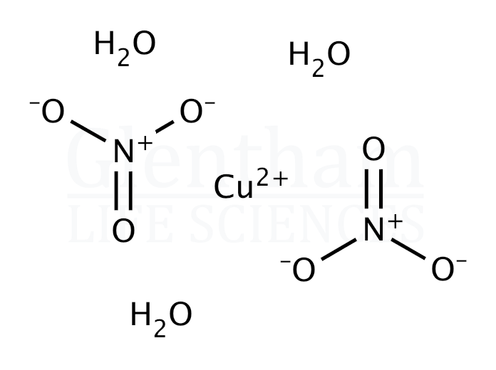 Structure for Copper(II) nitrate trihydrate