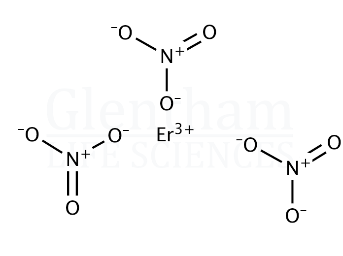 Erbium nitrate hydrate, 99.9% Structure
