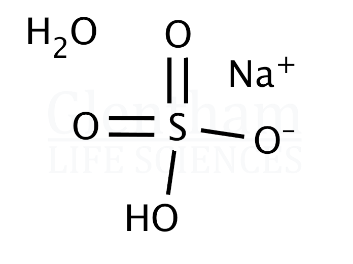 Structure for Sodium hydrogen sulfate monohydrate, 99+%