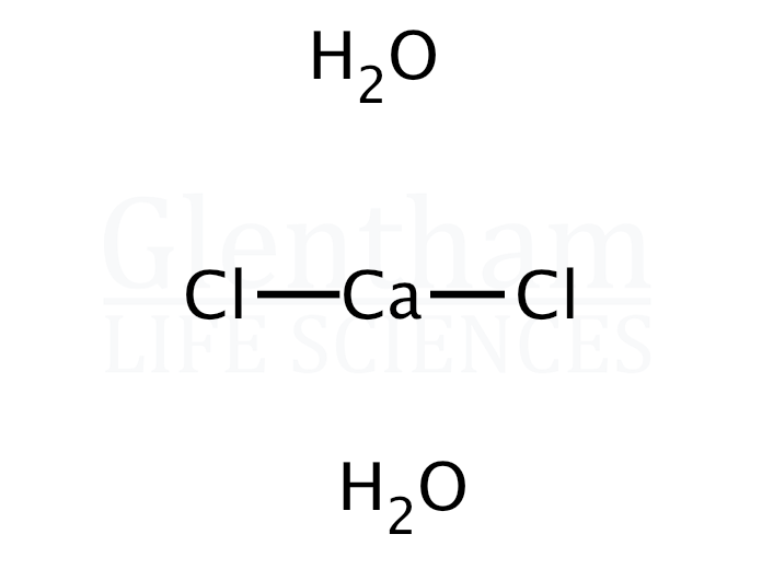 Structure for Calcium chloride dihydrate, fine crystals, Ph. Eur., USP grade