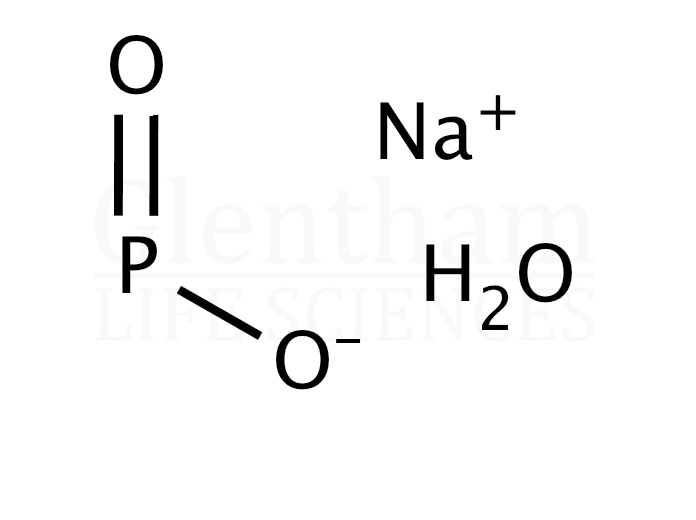 Structure for Sodium hypophosphite monohydrate