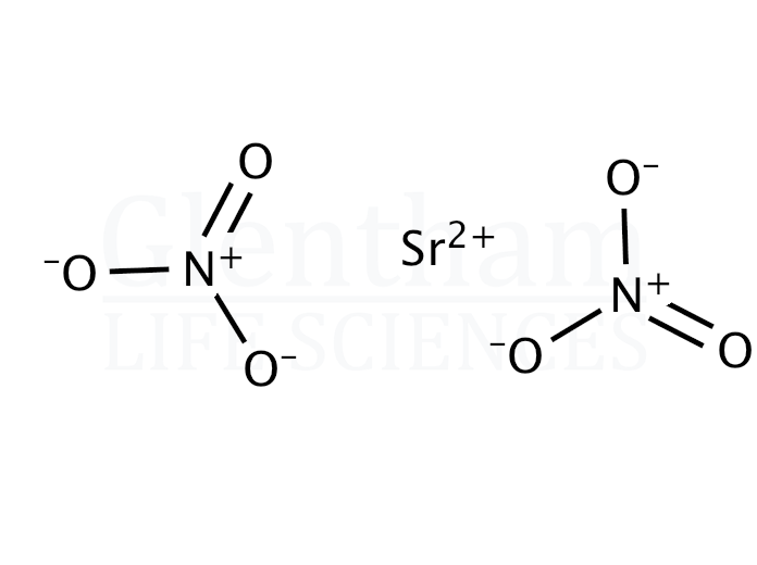 Structure for  Strontium nitrate, 99.999%  (10042-76-9)