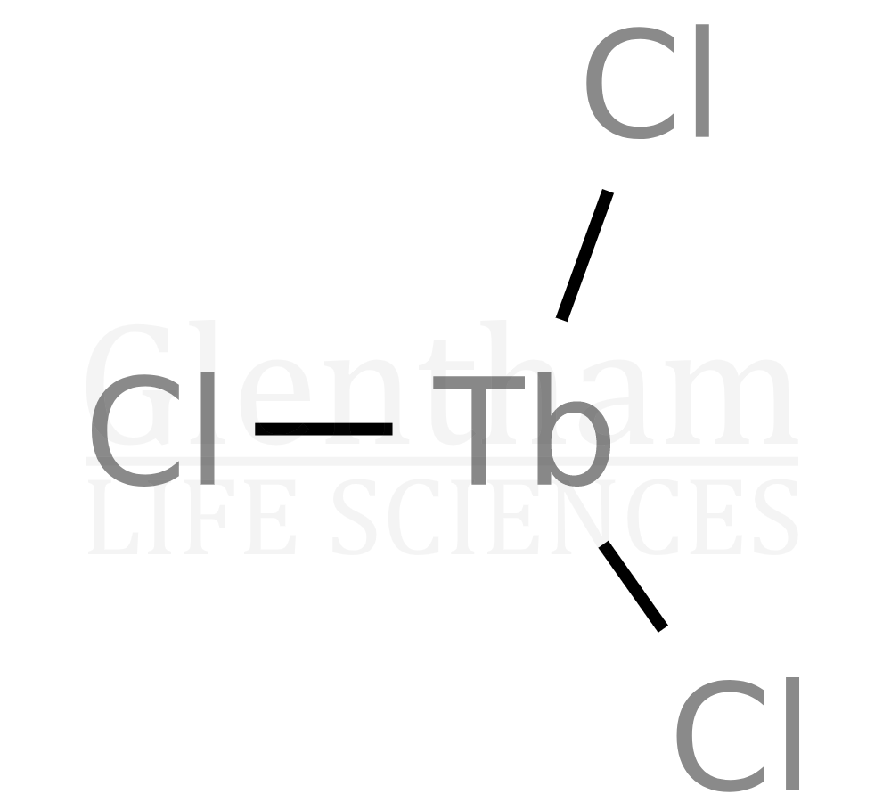 Terbium chloride anhydrous, 99.9% Structure