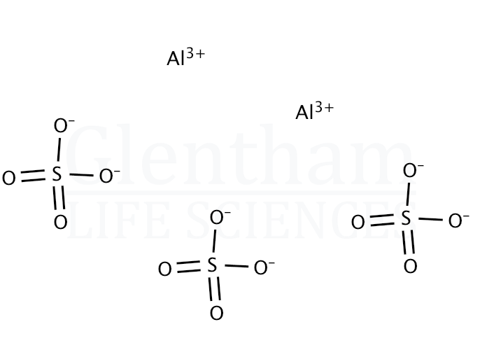 Aluminium sulfate anhydrous, 99% Structure