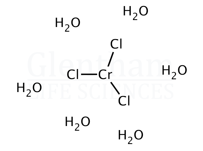 Chromium(III) chloride, hexahydrate, 99.995% Structure