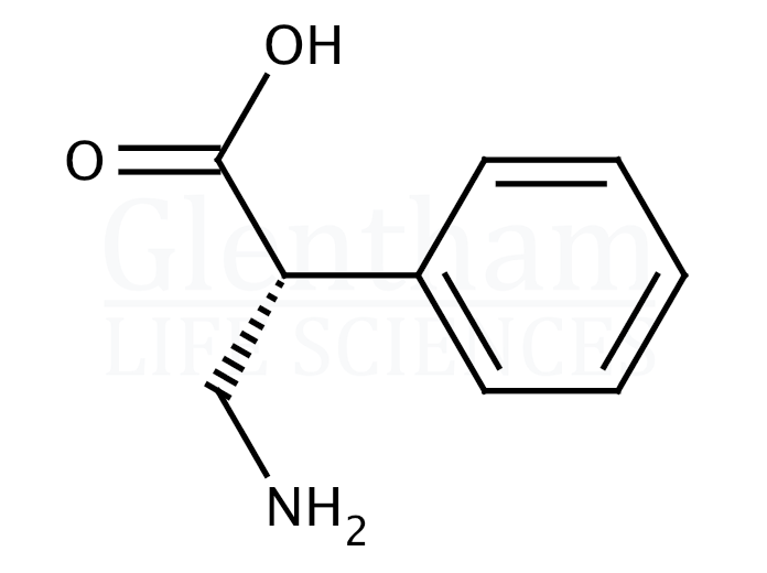 Structure for (R)-3-Amino-2-phenylpropionic acid   (1008-63-5)