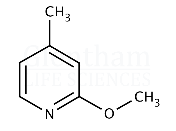 2-Methoxy-4-picoline (2-Methoxy-4-methylpyridine) Structure