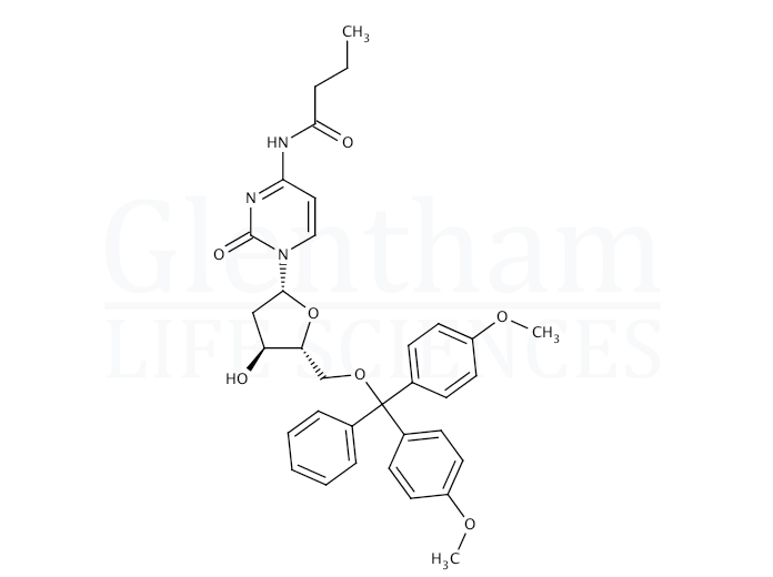 2''-Deoxy-5''-O-DMT-N4-isobutyrylcytidine Structure