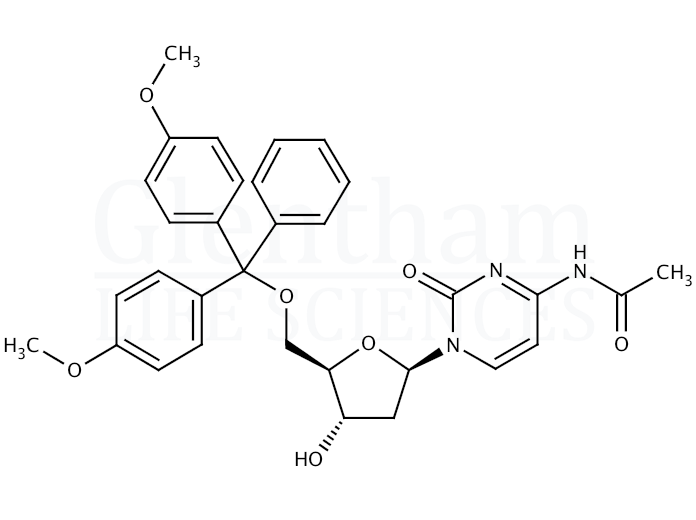 N4-Acetyl-2''-deoxy-5''-O-DMT-cytidine Structure