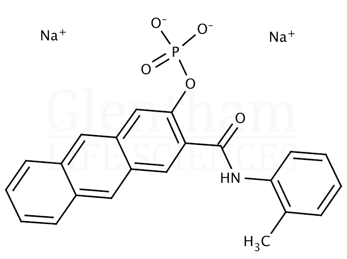 Naphthol AS-GR phosphate disodium salt Structure