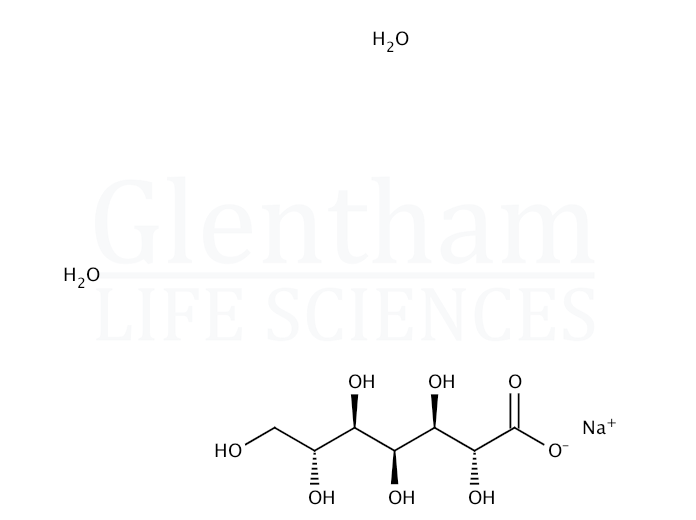 Structure for alpha-D-Glucoheptonic acid sodium salt