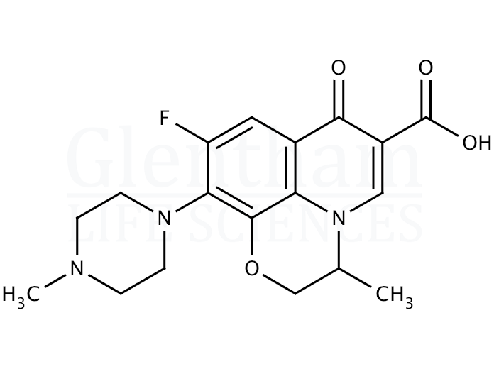 Structure for Levofloxacin (100986-85-4)