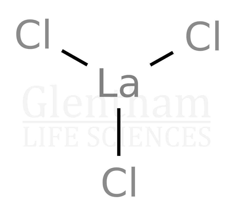 Lanthanum chloride, anhydrous Structure