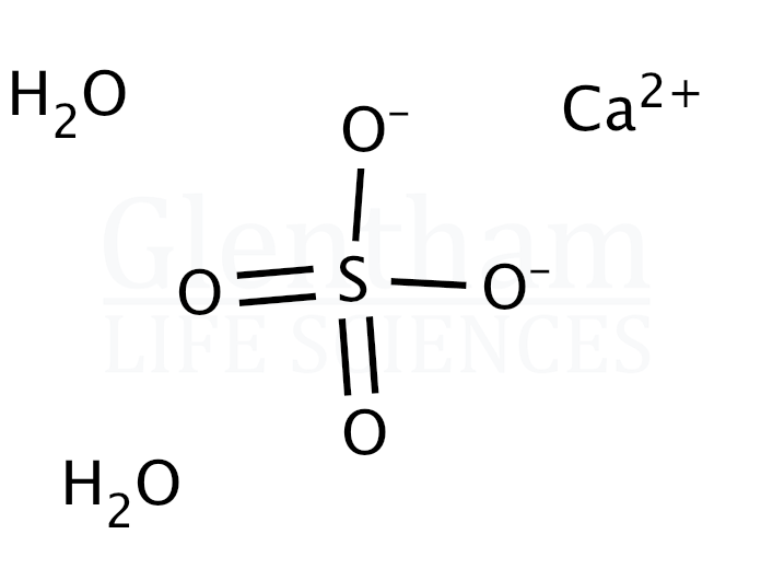 Strcuture for Calcium sulfate dihydrate, BP, Ph. Eur. grade