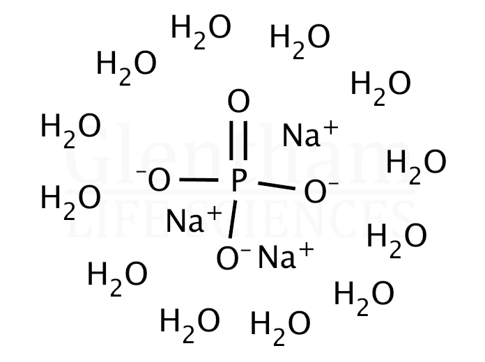 Sodium phosphate tribasic dodecahydrate, 98% Structure