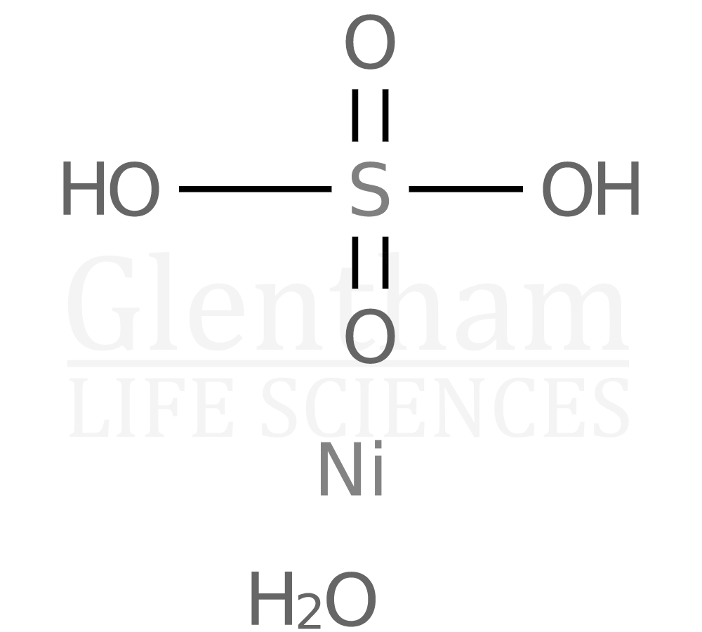 Structure for Nickel sulfate hexahydrate, 99% (10101-97-0)