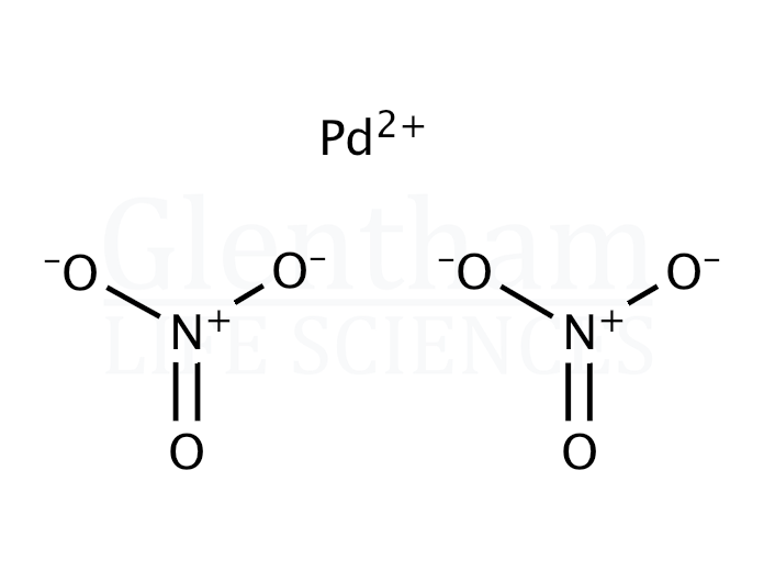 Palladium(II) nitrate hydrate, 99.95% (metals basis) Structure