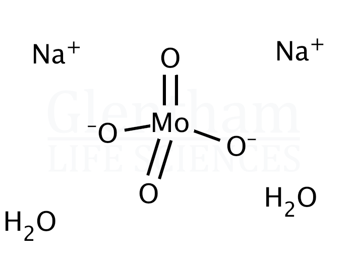 Sodium molybdate dihydrate, 98% Structure