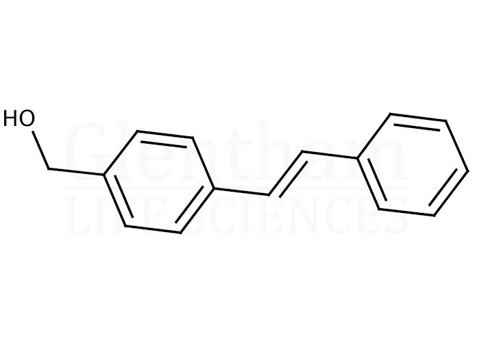 trans-4-Stilbenemethanol Structure