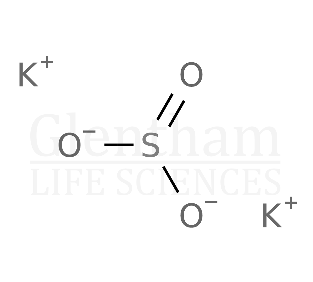 Structure for Potassium sulfite