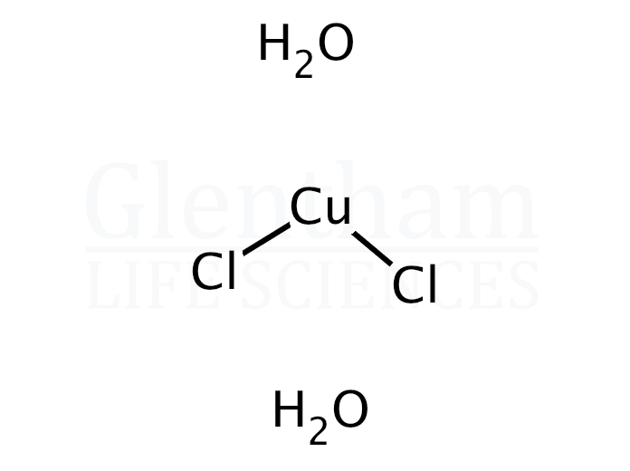 Copper(II) chloride dihydrate Structure