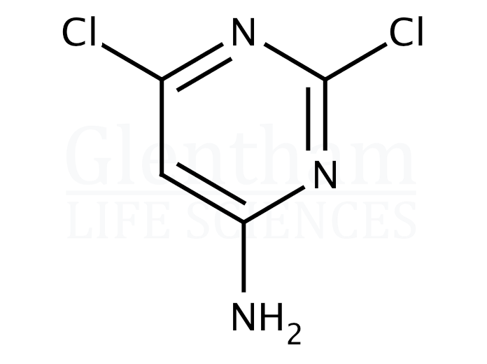 4-Amino-2,6-dichloropyrimidine Structure