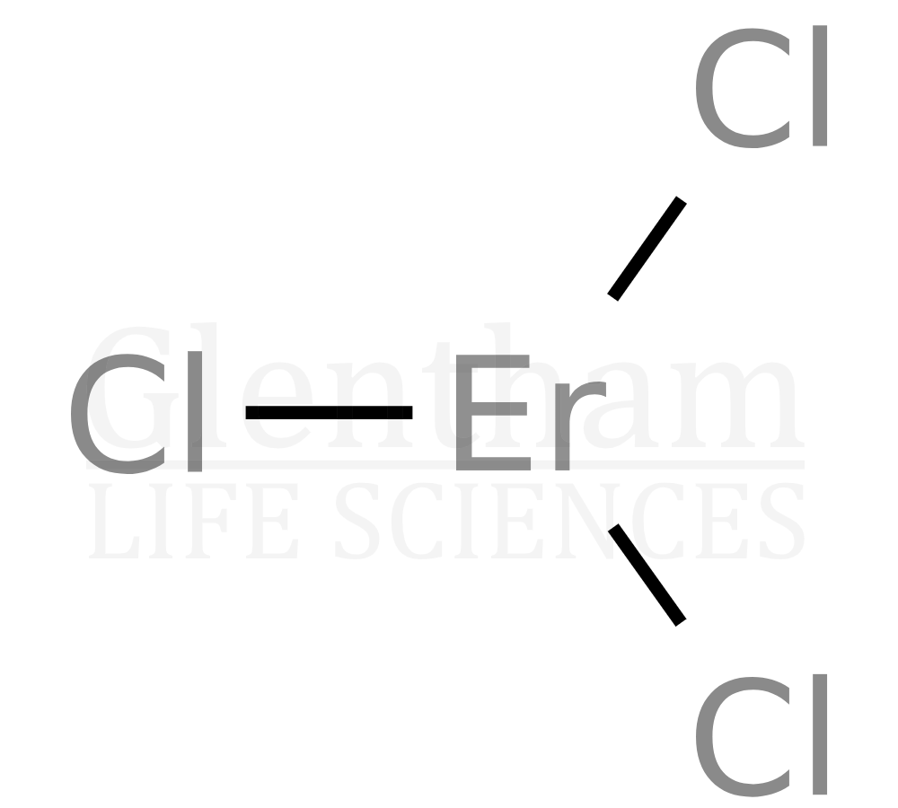 Erbium chloride anhydrous, 99.9% Structure
