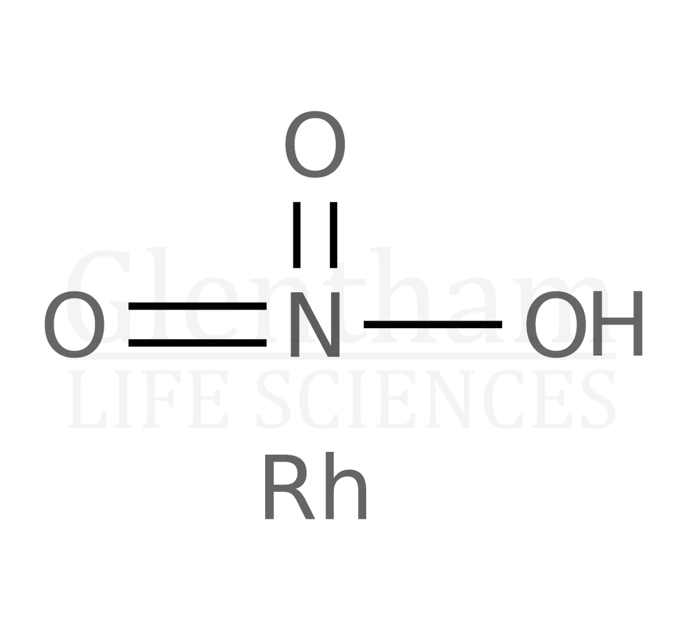 Strcuture for Rhodium(III) nitrate solution