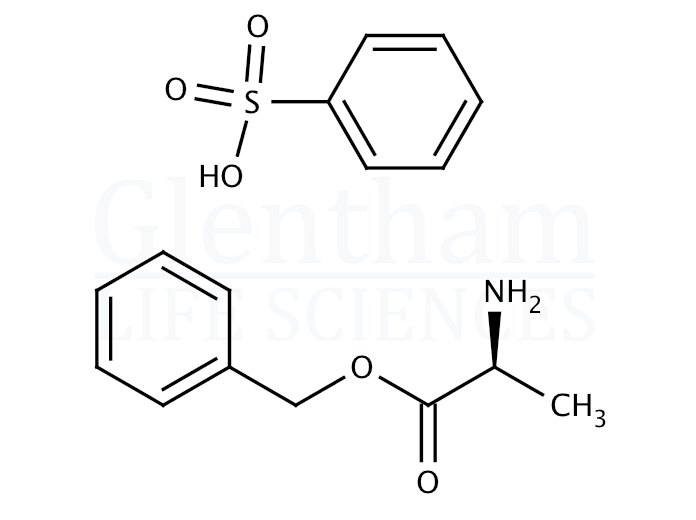 L-Alanine benzyl ester benzenesulfonic acid salt Structure