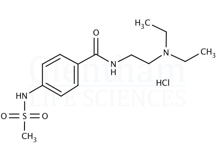 Structure for Sematilide monohydrochloride monohydrate