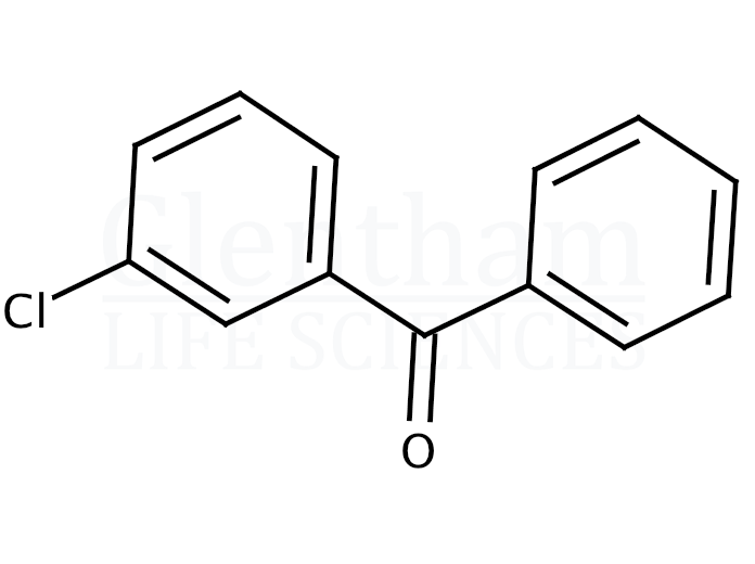 Structure for 3-Chlorobenzophenone