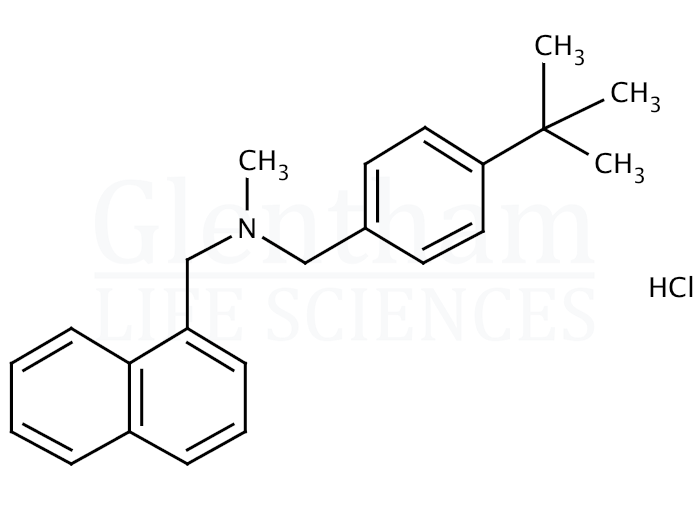 Structure for Butenafine hydrochloride (101827-46-7)