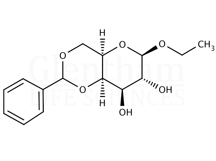 Structure for Ethyl 4,6-O-benzylidene-b-D-galactopyranoside