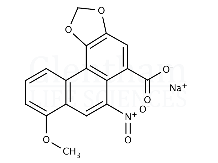 Structure for Aristolochic acid I sodium salt