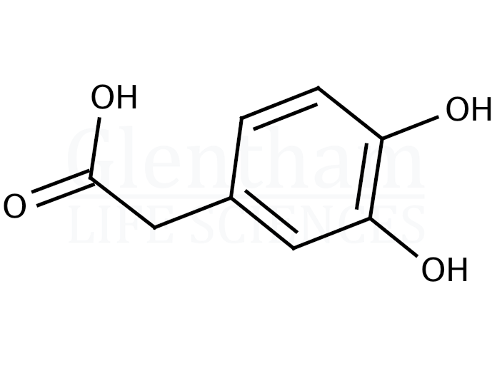 3,4-Dihydroxyphenylacetic acid Structure