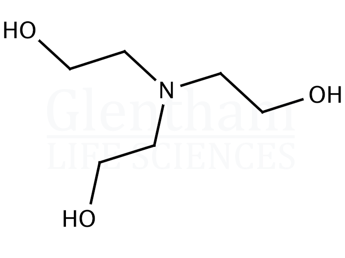 Structure for Triethanolamine, BP, EP grade (102-71-6)