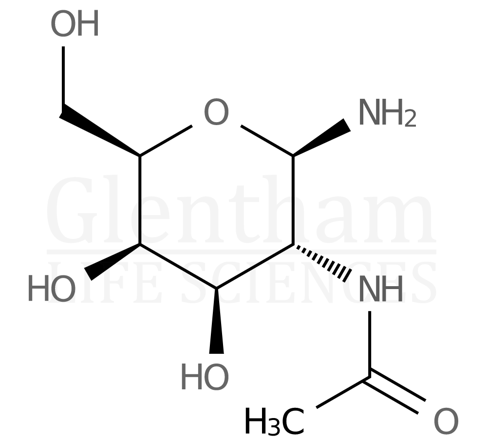 Structure for 2-Acetamido-2-deoxy-b-D-galactopyranosylamine