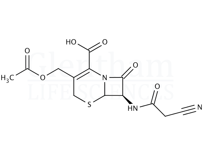 Structure for Cefacetrile (10206-21-0)